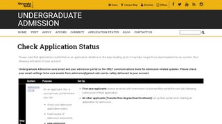 
                            1. Check Application Status | admission.gatech.edu | Georgia Institute of ...
