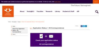 
                            6. Check-Application-Status - The Uj