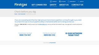 
                            9. Check before you dig – First Gas