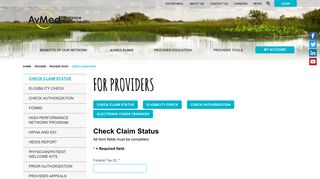 
                            4. Check Claim Status - AvMed