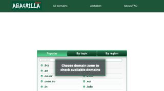 
                            8. Check domains starting ANTEK in one-click - Abagrilla.com