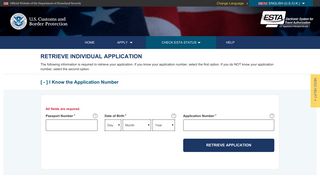 
                            1. Check ESTA Status | Official ESTA Application Website, U.S. ...