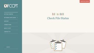 
                            6. Check File Status - fccpt