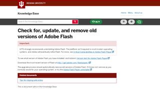 
                            10. Check for, update, and remove old versions of Adobe Flash