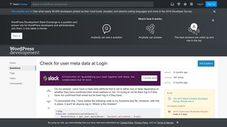 
                            12. Check for user meta data at Login - WordPress Development Stack ...