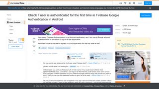 
                            12. Check if user is authenticated for the first time in Firebase ...