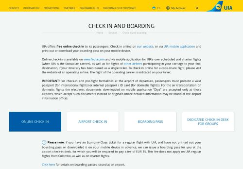 
                            2. Check-in and boarding – Ukraine International Airlines (UIA) (Ukraine)