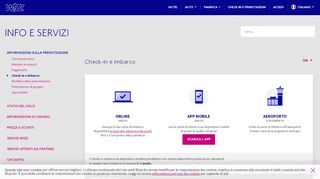 
                            9. Check-in e imbarco - Wizz Air