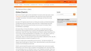 
                            2. Check-in - easyJet.com