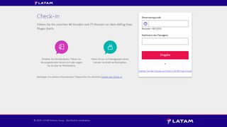 
                            3. Check-in | LATAM Airlines