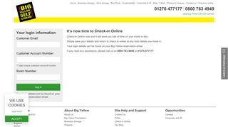 
                            11. Check-in online - Big Yellow Self Storage: Storage rooms across the ...