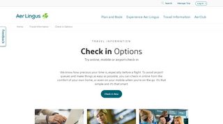 
                            10. Check-in Options - Aer Lingus