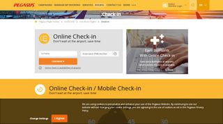 
                            8. Check-in | Pegasus Airlines