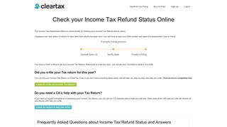 
                            8. Check Income Tax Refund Status Online through Income Tax India E ...