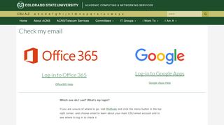 
                            11. Check my email | Academic Computing & Networking Services ...