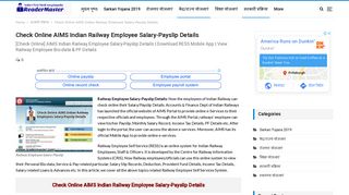
                            7. Check Online AIMS Indian Railway Employee ... - ReaderMaster