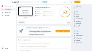 
                            7. Check online.pcmastercard.ca's SEO - Woorank