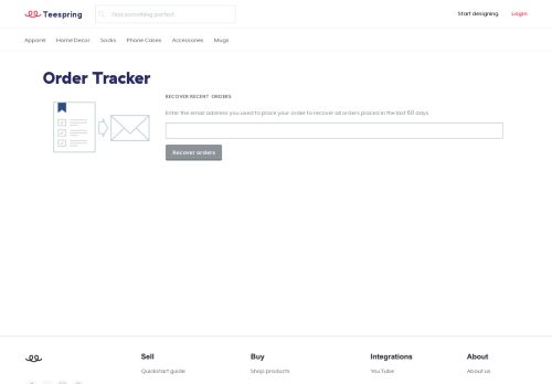 
                            6. Check Order History | Teespring