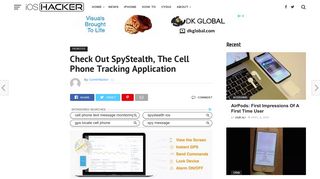 
                            5. Check Out SpyStealth, The Cell Phone Tracking Application - iOS ...