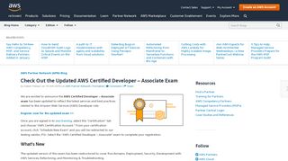 
                            5. Check Out the Updated AWS Certified Developer – Associate Exam ...