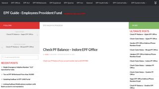
                            4. Check PF Balance - Indore EPF Office - EPF Guide