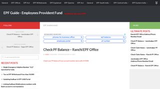 
                            1. Check PF Balance - Ranchi EPF Office - EPF Guide