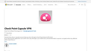 
                            7. Check Point Capsule VPN beziehen – Microsoft Store de-DE