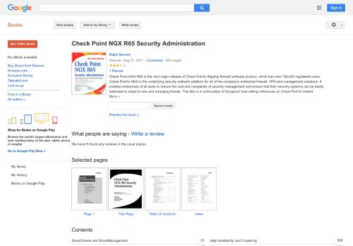 
                            9. Check Point NGX R65 Security Administration - Google Books Result