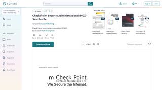 
                            4. Check Point Security Administration III NGX- Searchable | ...