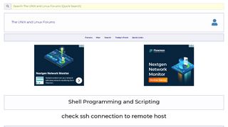 
                            6. check ssh connection to remote host - Unix.com