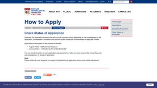 
                            8. Check Status of Application