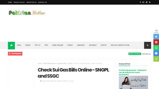
                            8. Check Sui Gas Bills Online - SNGPL and SSGC - Pakistan ...