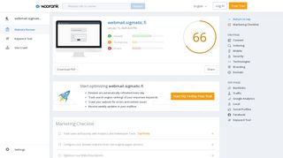 
                            11. Check webmail.sigmatic.fi's SEO - WooRank
