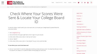 
                            13. Check Where Your Scores Were Sent & Locate Your College Board ID ...