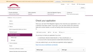 
                            9. Check your application - Swedish Migration Agency - Migrationsverket