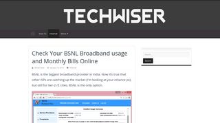 
                            10. Check Your BSNL Broadband usage and Monthly Bills Online ...