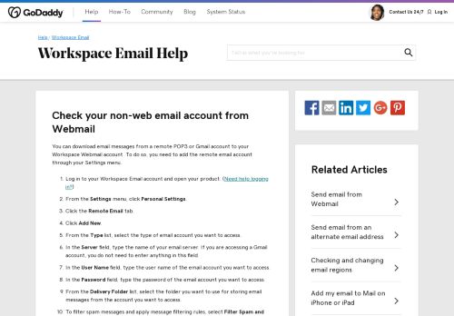 
                            10. Check your non-web email account from Webmail | Workspace Email ...