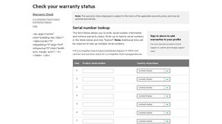 
                            7. Check your warranty status - HPE Support Center