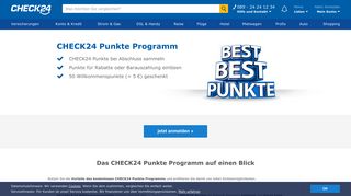 
                            4. CHECK24 Punkte - CHECK24 Kundenkonto