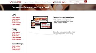 
                            5. CheckCRED - Consultas Financeiras