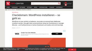 
                            8. Checkdomain: WordPress installieren | TippCenter