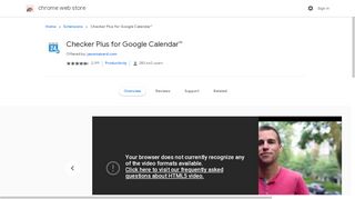 
                            2. Checker Plus for Google Calendar™ - Google Chrome