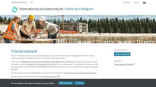 
                            5. Checkinatwork - Working in Belgium - International.socialsecurity.be