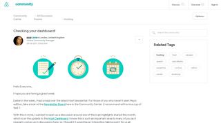 
                            6. Checking your dashboard! - Airbnb Community