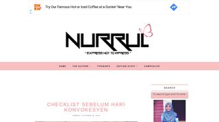 
                            5. CHECKLIST SEBELUM HARI KONVOKESYEN - Nurrul ...