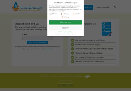 
                            9. Checklisten per Mail | umziehen.ms