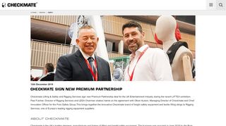 
                            8. Checkmate sign new Premium Partnership - Checkmate Lifting and ...