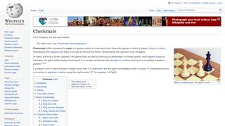 
                            5. Checkmate - Wikipedia