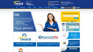 
                            11. CheckOK - Verificação Eletrônica de Crédito