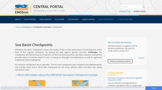 
                            10. Checkpoints | Central Portal - EMODnet